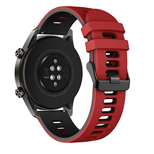 Songsier Correa Compatible con Huawei Watch GT2 Pro 46mm/Watch GT 46mm/Watch GT Active/Watch 2 Pro/Galaxy Watch 3 45mm/Galaxy Watch 46mm/Gear S3/Gear 2, Correa de Repuesto de 22 mm