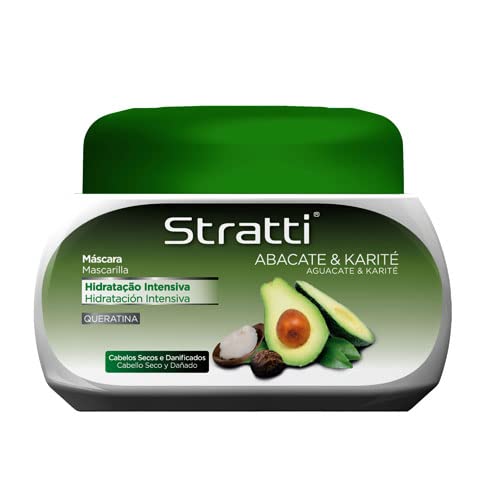 Stratti Aguacate - Mascarilla Reparación y Vitalidad con Keratina - 550 gr