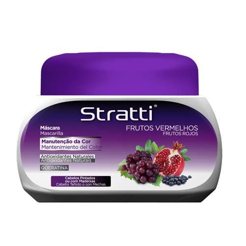 Stratti | Mascarilla Stratti Frutos Rojos con keratina 550g
