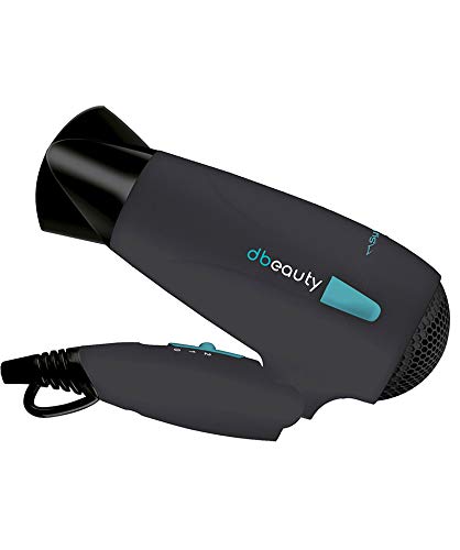 Sytech SY-SC5TR Secador de Pelo de Viaje de 800W/1600W, Negro