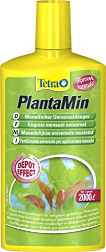 Tetra PlantaMin 500 ml - Fertilizante rico en hierro para unas plantas exuberantes y de un verde intenso