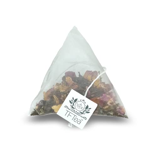 TFTea té blanco (Peonía blanca) con Pétalos de Rosa Damascena Búlgara - 25 bolsitas de 3g
