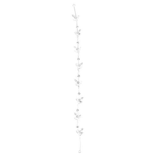 Tiara Diadema de Pelo Nupcial Flor Cristalino para Novia Boda