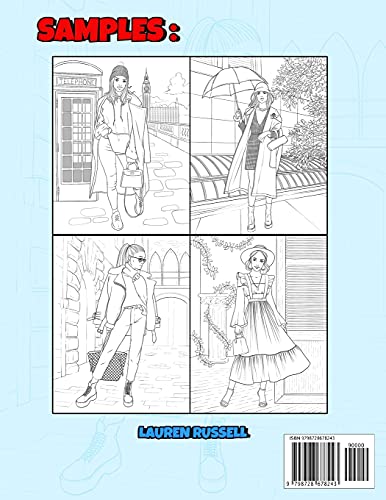 TOP Fashion Coloring Book For Girls: Play With Colors And Textures, And Let This Book Be Your First Step Into The World Of Fashion