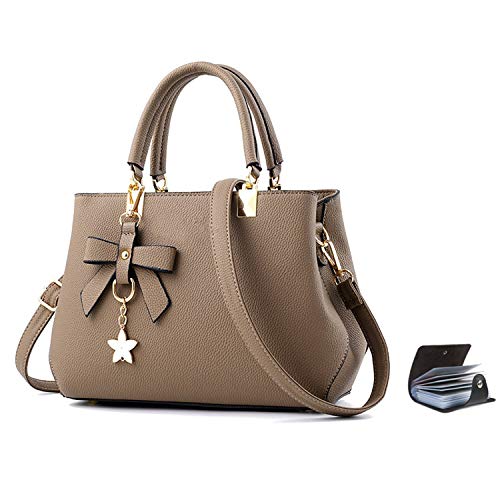 URAQT Bolsos de Mujer, Bolso Señora Tote, PU Piel Bolso de Hombro Mujers del Trabajo, Diario Vida y Vacacione