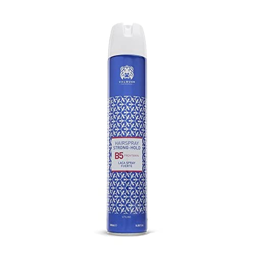 Válquer Profesional Laca capilar Spray Fuerte, Laca de Fijación para Cabello, Spray Fijado pelo. Laca peluquería. Pro vitamin B5.Vegana - 500 Mililitros