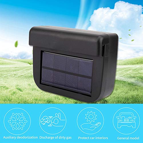 Ventilador de coche, Universal Coche de Ventilación Solar de Refrigeración Sistema de Ventilación Calentador de Ventilador de Es