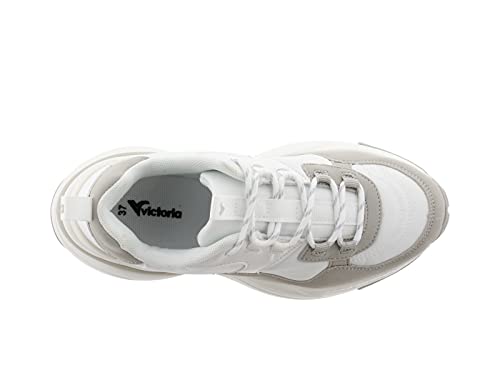 victoria Plano VICTORIA Aire Zapatilla Nylon Y PU 1147104-WOMEN para Mujer Blanco 41