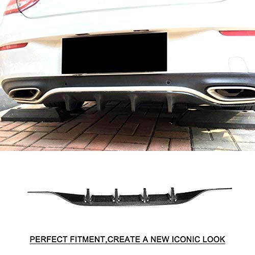 XOBO Adapta a Mercedes Benz W205 C205 A205 C Class Sport C180 C200 C250 C300 C350 C43 AMG Coupe 2015-2018 Fibra de Carbono CF Kits de carrocería de alerón difusor de Labios de Parachoques Trasero