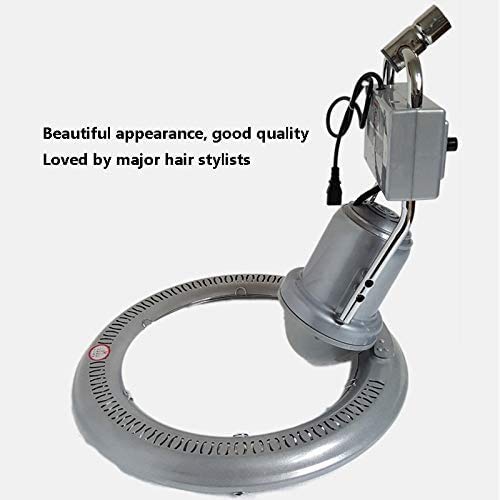 Xyfw Climazone, Máquina De Permanente Secador De Pelo De Pared Color De Cabello Permanente En Órbita con Halo Secador De Procesador Acelerador Colgante, Plateado