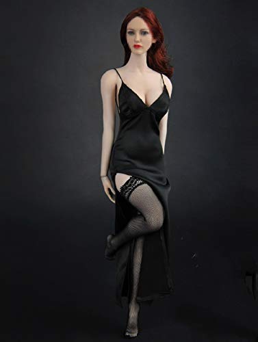 ZSMD Ropa de muñeca femenina de 1/6 escala, vestido hecho a mano, ropa interior sexy para mujer de 30,5 cm, figura de acción Phicen, TBLeague DC080