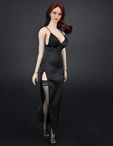ZSMD Ropa de muñeca femenina de 1/6 escala, vestido hecho a mano, ropa interior sexy para mujer de 30,5 cm, figura de acción Phicen, TBLeague DC080