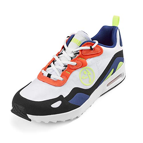 Zumba Active Air Classic Zapatillas Deportivas con Estilo de Fitness Zapatillas de Mujer de Baile, White Low, 37.5 EU